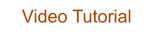 Video Tutorial